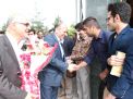 گزارش تصویری از استقبال دانشگاهیان و مردم شاهرود  از پروفسور علی اکبر جلالی  در دانشگاه صنعتی شاهرود
